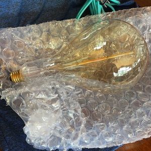 Edison bulb pendant light bulb w/extension cord